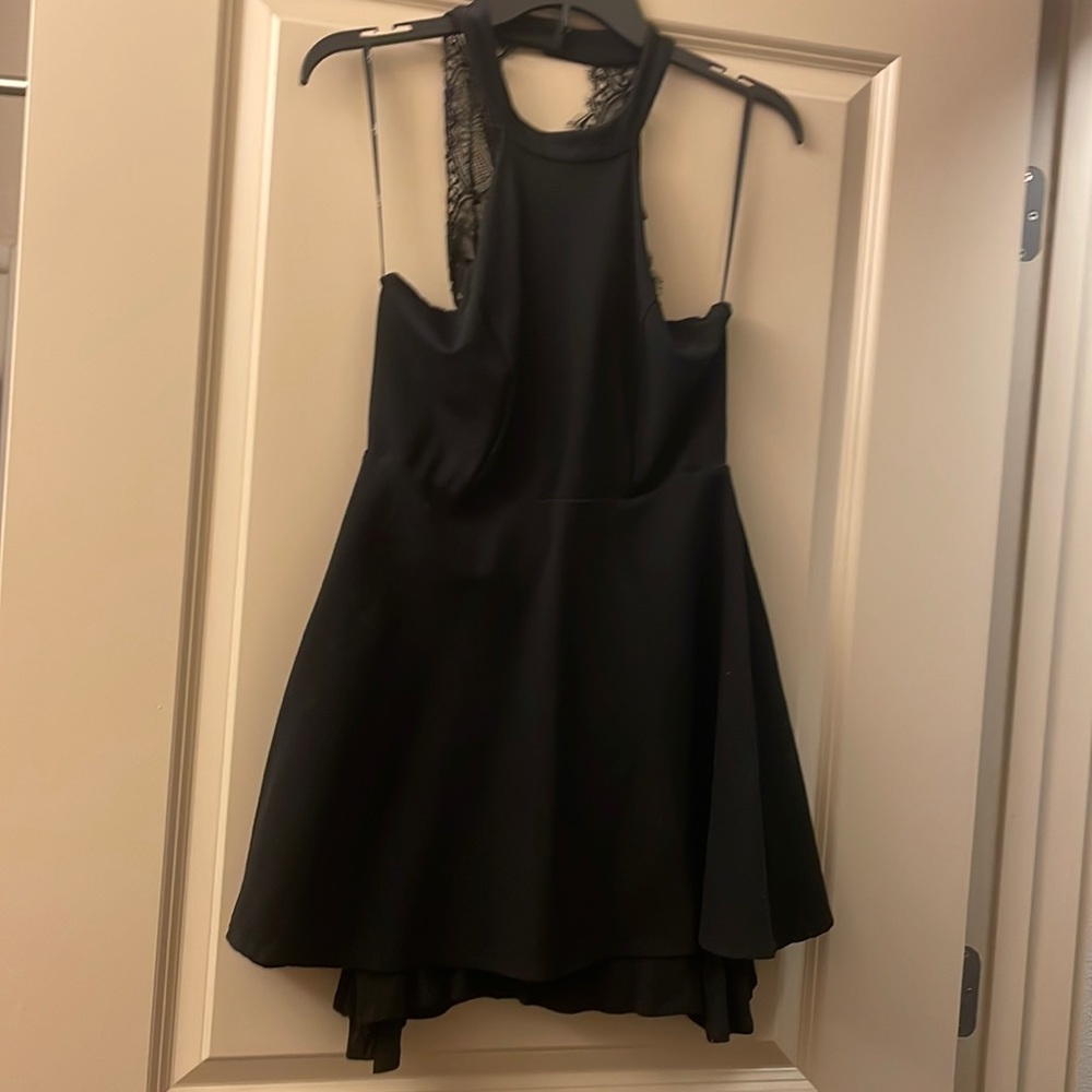Lulus black mini dress